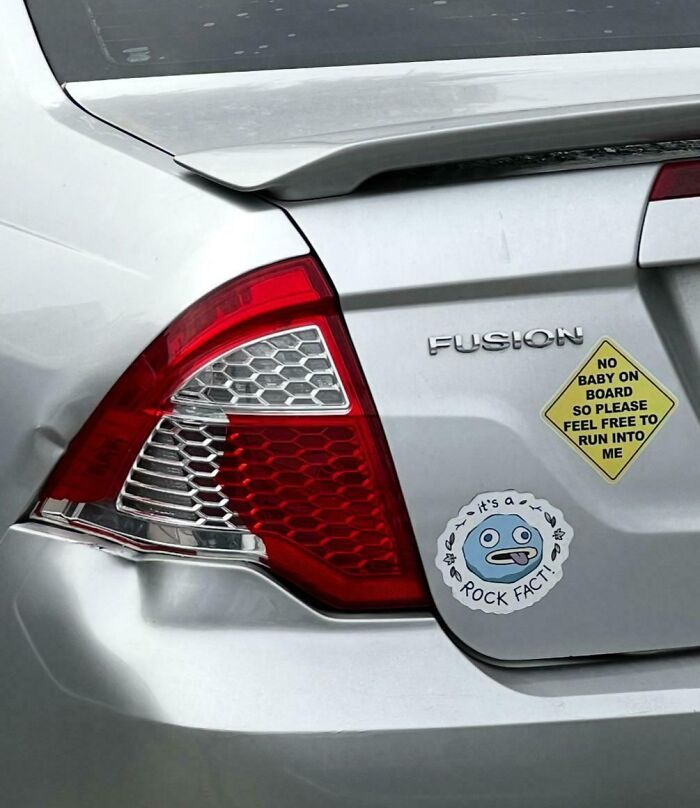 79 Drivers Share The Funniest Bumper Stickers They&#8217;ve Spotted On The Road (New Pics)