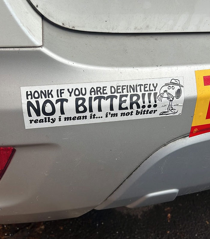 79 Drivers Share The Funniest Bumper Stickers They&#8217;ve Spotted On The Road (New Pics)
