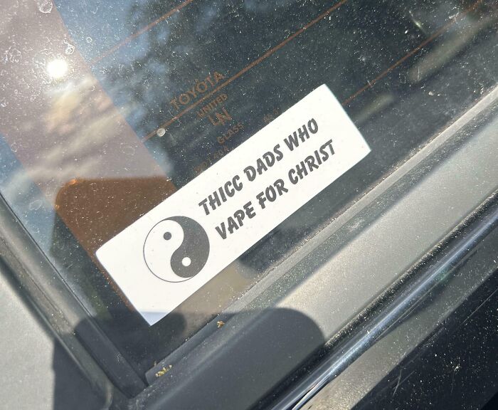 79 Drivers Share The Funniest Bumper Stickers They&#8217;ve Spotted On The Road (New Pics)