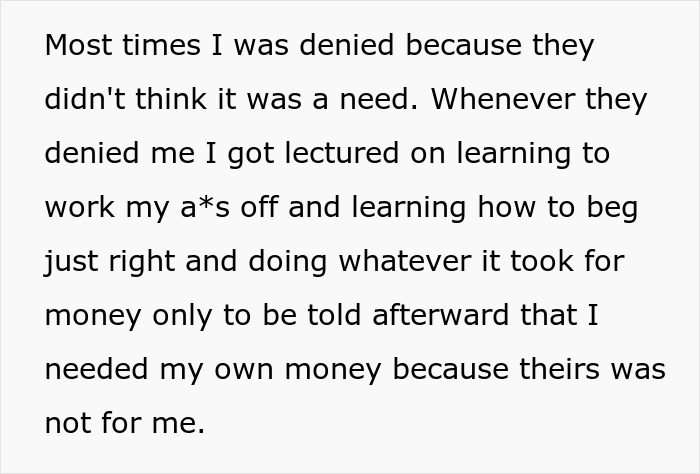 Parents Spoil Daughter So Much That They Go Broke, Ask Son Who They Neglected For Help