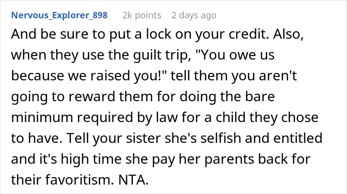 Parents Spoil Daughter So Much That They Go Broke, Ask Son Who They Neglected For Help
