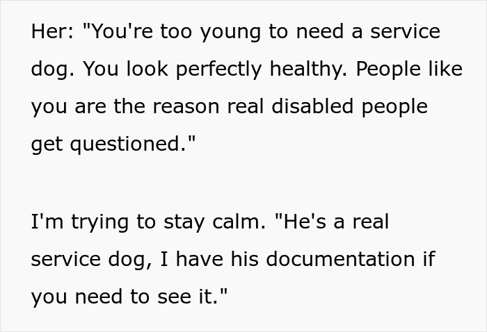 “You Look Perfectly Healthy”: Lady Attacks Shopper For Service Dog Fraud, Begs For Forgiveness Moments Later