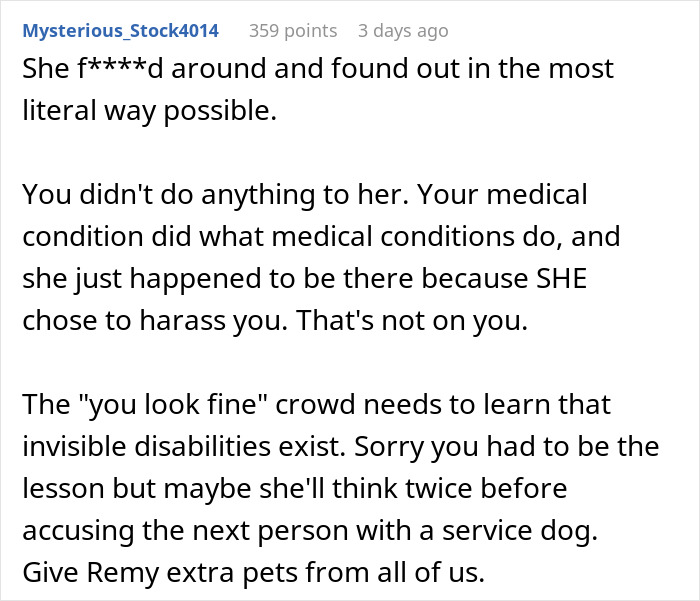 “You Look Perfectly Healthy”: Lady Attacks Shopper For Service Dog Fraud, Begs For Forgiveness Moments Later