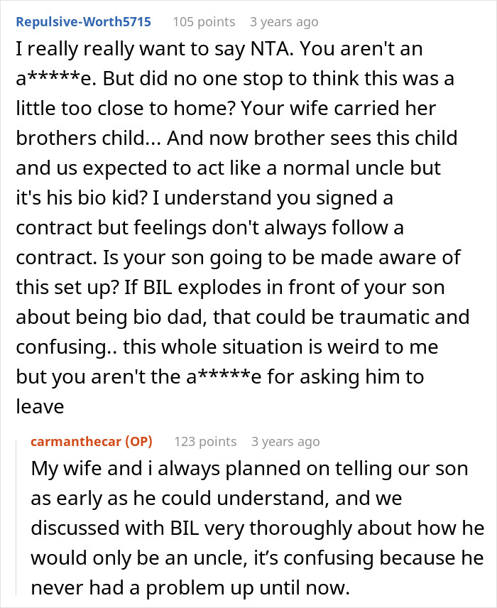 &#8220;[Am I The Jerk] For Kicking My BIL Out After He Referred To Himself As The Father Of My Child?”