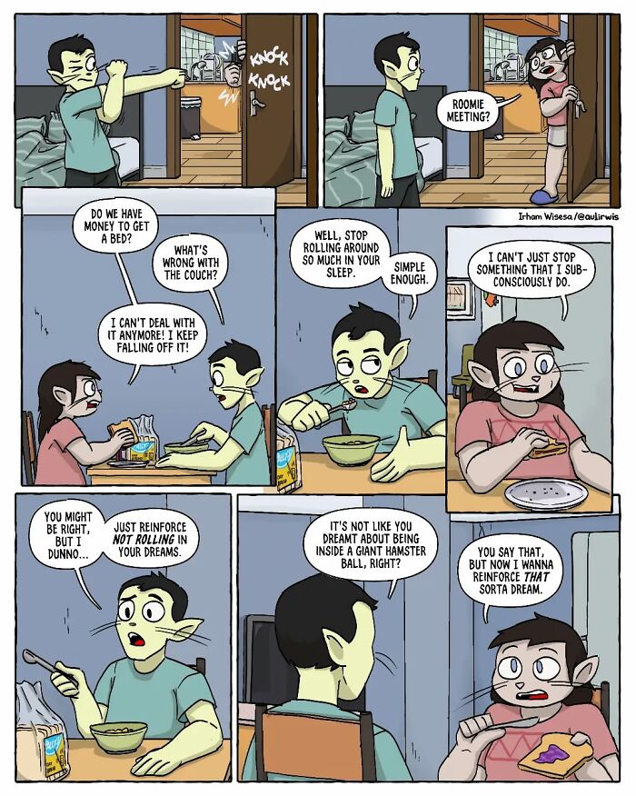 From Awkward To Absurd: Everyday Moments Perfectly Captured By This Comic Artist