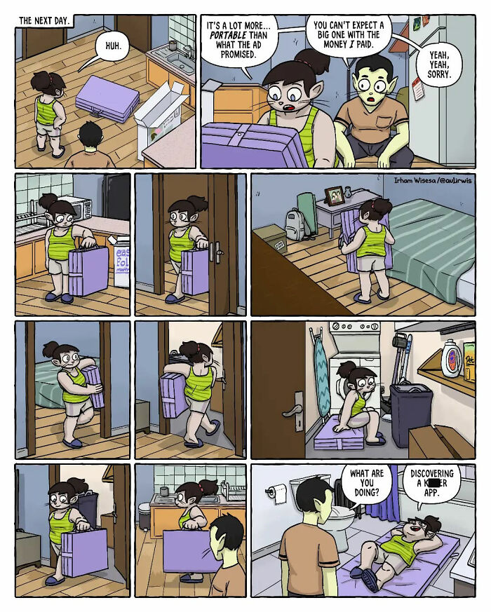 From Awkward To Absurd: Everyday Moments Perfectly Captured By This Comic Artist