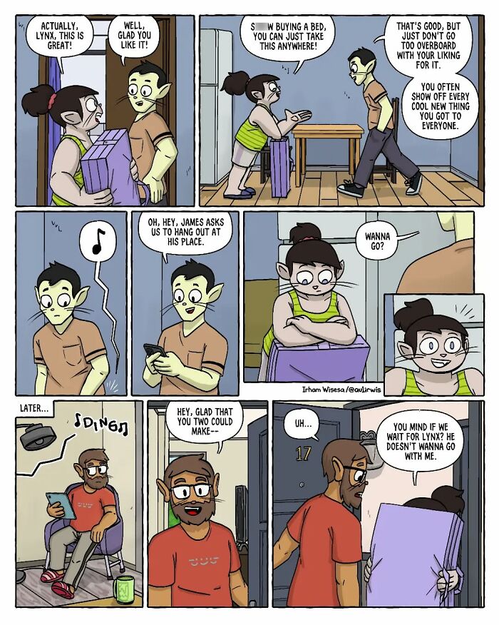 From Awkward To Absurd: Everyday Moments Perfectly Captured By This Comic Artist