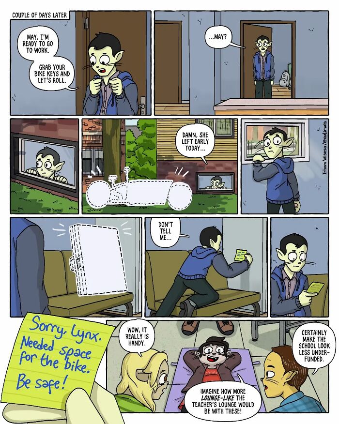 From Awkward To Absurd: Everyday Moments Perfectly Captured By This Comic Artist