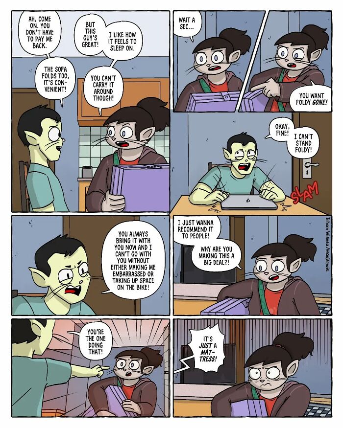 From Awkward To Absurd: Everyday Moments Perfectly Captured By This Comic Artist