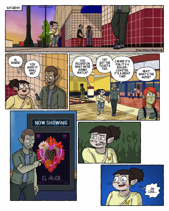 From Awkward To Absurd: Everyday Moments Perfectly Captured By This Comic Artist