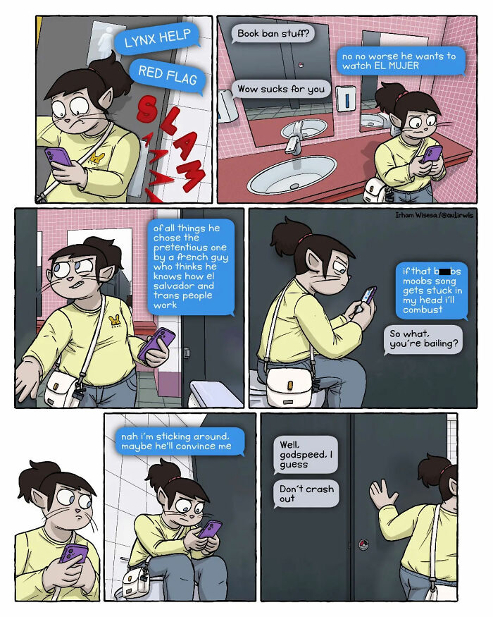 From Awkward To Absurd: Everyday Moments Perfectly Captured By This Comic Artist