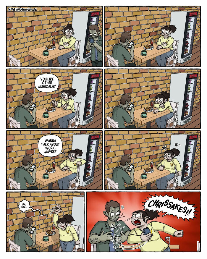 From Awkward To Absurd: Everyday Moments Perfectly Captured By This Comic Artist