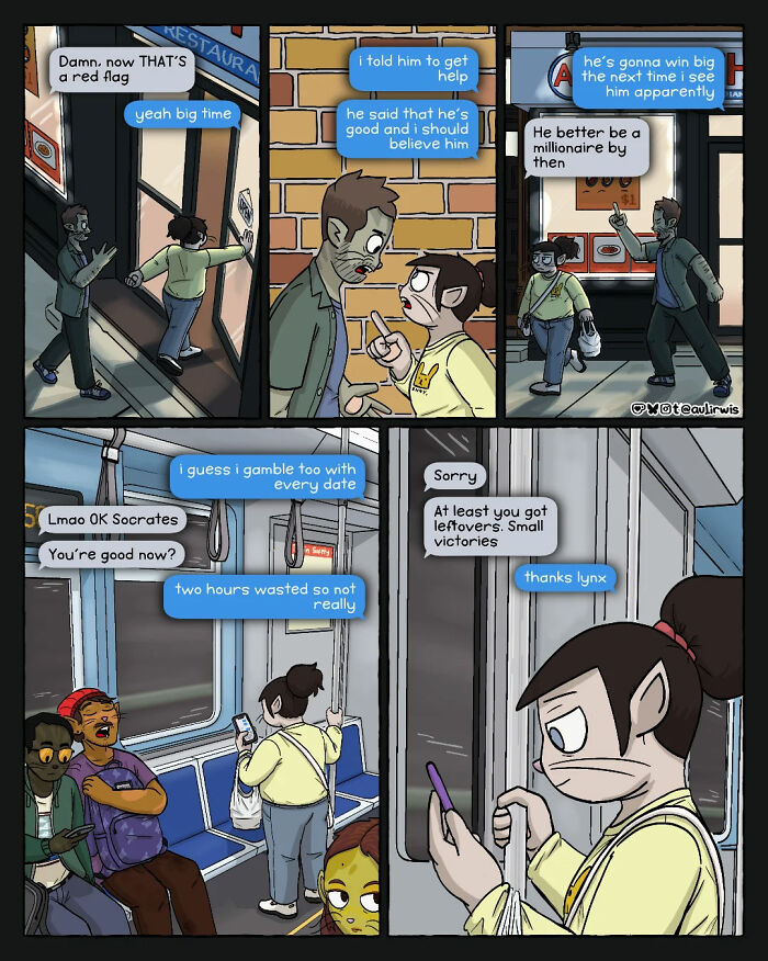 From Awkward To Absurd: Everyday Moments Perfectly Captured By This Comic Artist