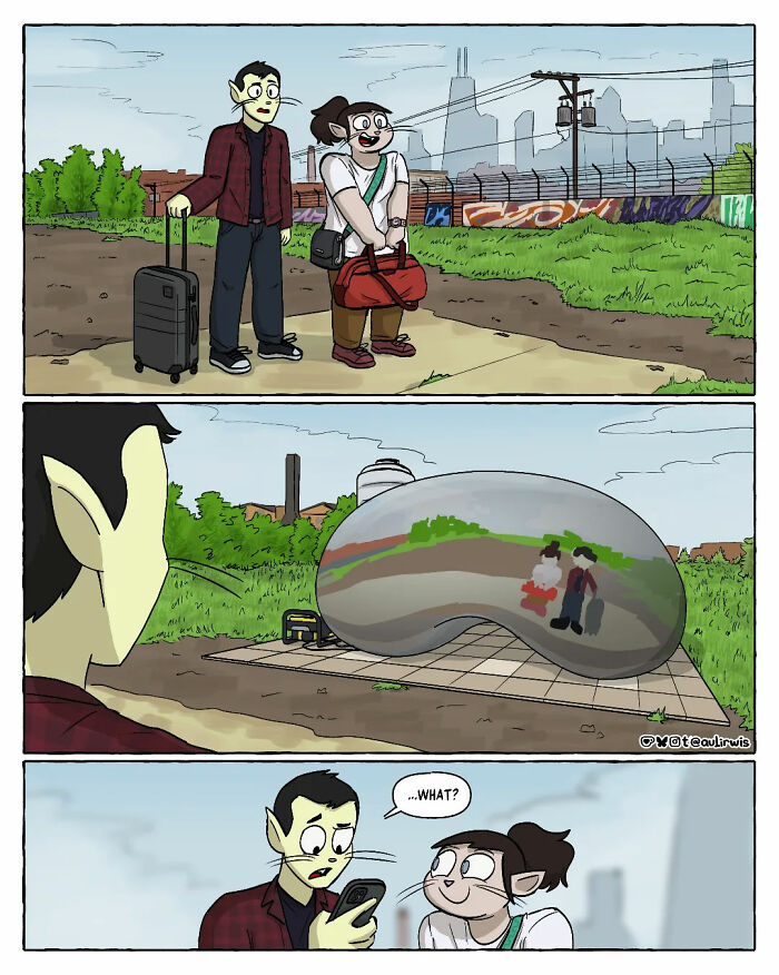 From Awkward To Absurd: Everyday Moments Perfectly Captured By This Comic Artist