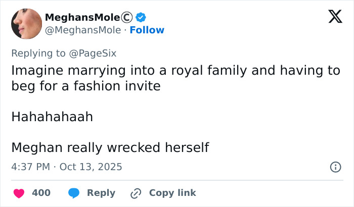 Meghan Markle Apparently Invited Herself To Paris Fashion Week, Balenciaga Designer Tells It All