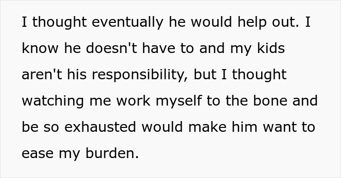 Mom Of 3 Kids Gets No Financial Help From Rich BF Of 10 Years, Wonders If This Is Normal