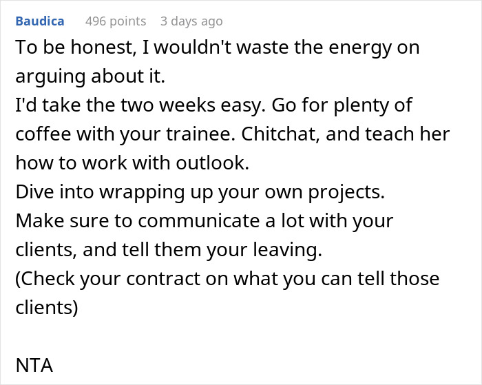 “Didn’t Value Me”: Woman Refuses To Train Her Replacement After Finding Out How Much She’ll Be Paid
