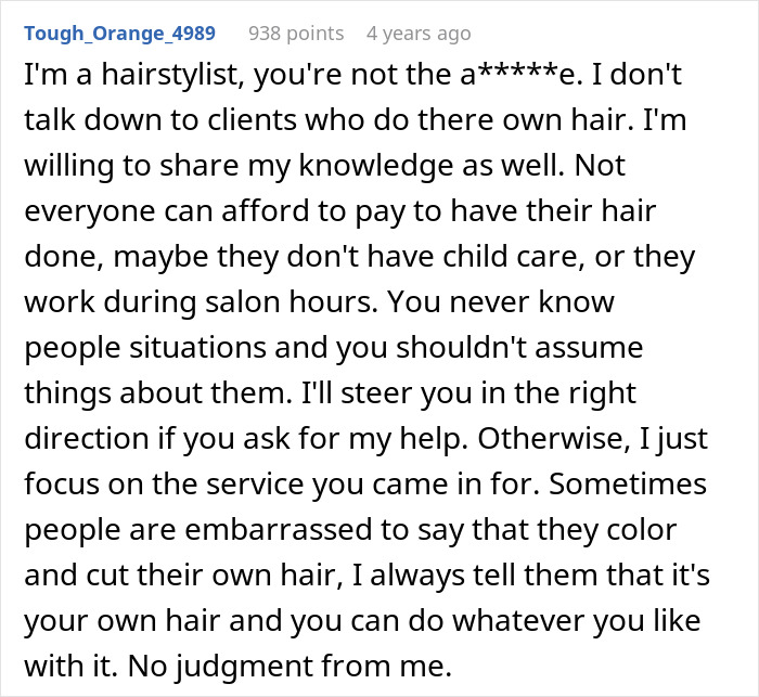 Customer Gets Shamed By Salon Employee Over Box Dye, Decides A One-Star Review Is The Best Revenge
