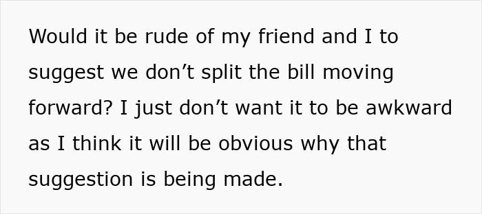Woman Is Tired Of Splitting The Restaurant Bill With Her Overweight Friends, Asks For Help