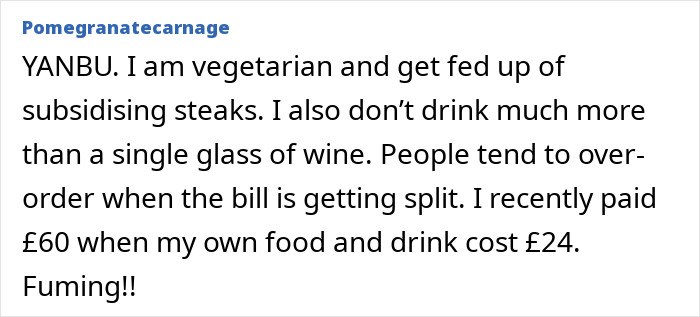 Woman Is Tired Of Splitting The Restaurant Bill With Her Overweight Friends, Asks For Help