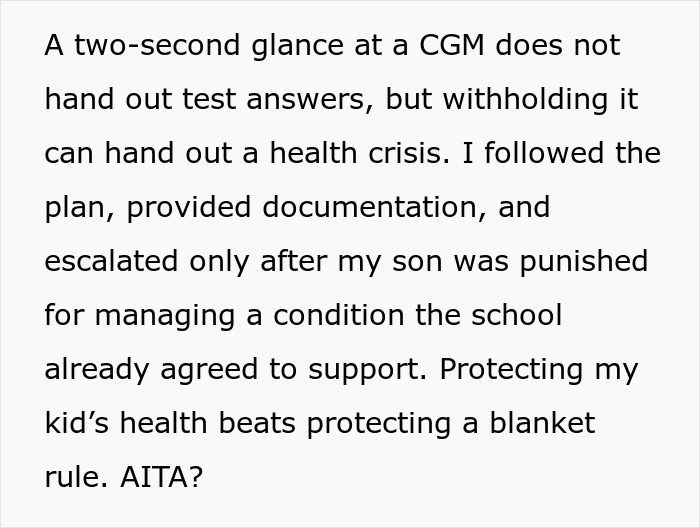 Teacher Seizes Diabetic Student’s Medical Device During Class, Outraged Mom Takes Legal Steps