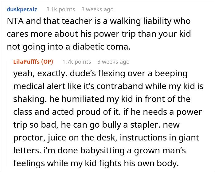 Teacher Seizes Diabetic Student’s Medical Device During Class, Outraged Mom Takes Legal Steps
