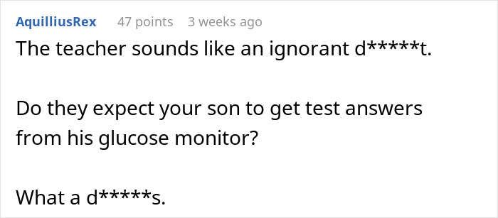 Teacher Seizes Diabetic Student’s Medical Device During Class, Outraged Mom Takes Legal Steps
