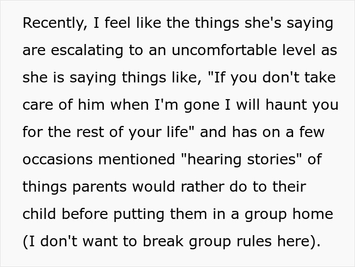 Mom Doesn’t Want Disabled Son Put In Group Home, Wants 27YO To Be Guardian Against His Wishes