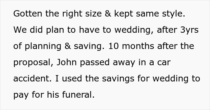 Family Begs Their Late Son’s Fiancé To Return Their “Family Heirloom”, She Takes Them To Court Instead