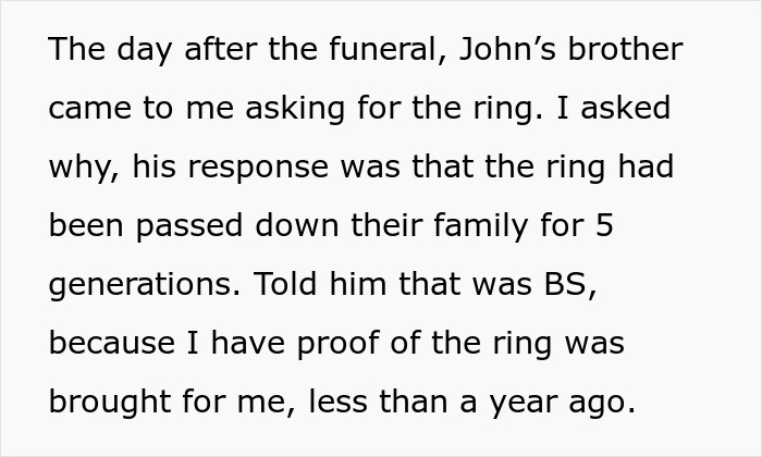 Family Begs Their Late Son’s Fiancé To Return Their “Family Heirloom”, She Takes Them To Court Instead