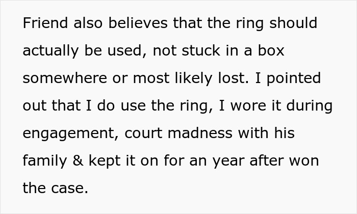 Family Begs Their Late Son’s Fiancé To Return Their “Family Heirloom”, She Takes Them To Court Instead