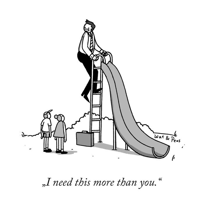 60 Darkly Funny One-Panel Comics By ‘War And Peas’ That Might Make You Laugh