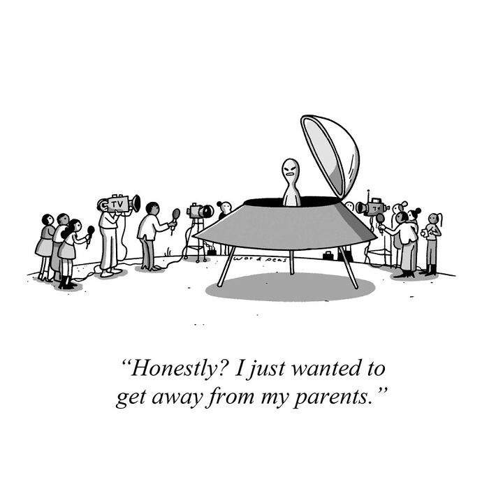 60 Darkly Funny One-Panel Comics By ‘War And Peas’ That Might Make You Laugh