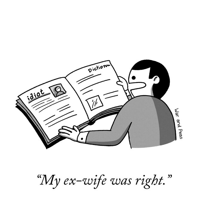 60 Darkly Funny One-Panel Comics By ‘War And Peas’ That Might Make You Laugh