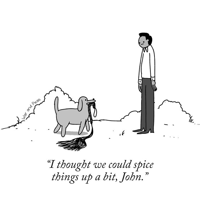 60 Darkly Funny One-Panel Comics By ‘War And Peas’ That Might Make You Laugh