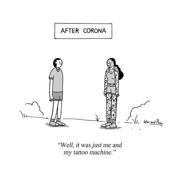 60 Darkly Funny One-Panel Comics By ‘War And Peas’ That Might Make You Laugh