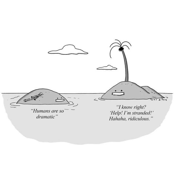 60 Darkly Funny One-Panel Comics By ‘War And Peas’ That Might Make You Laugh