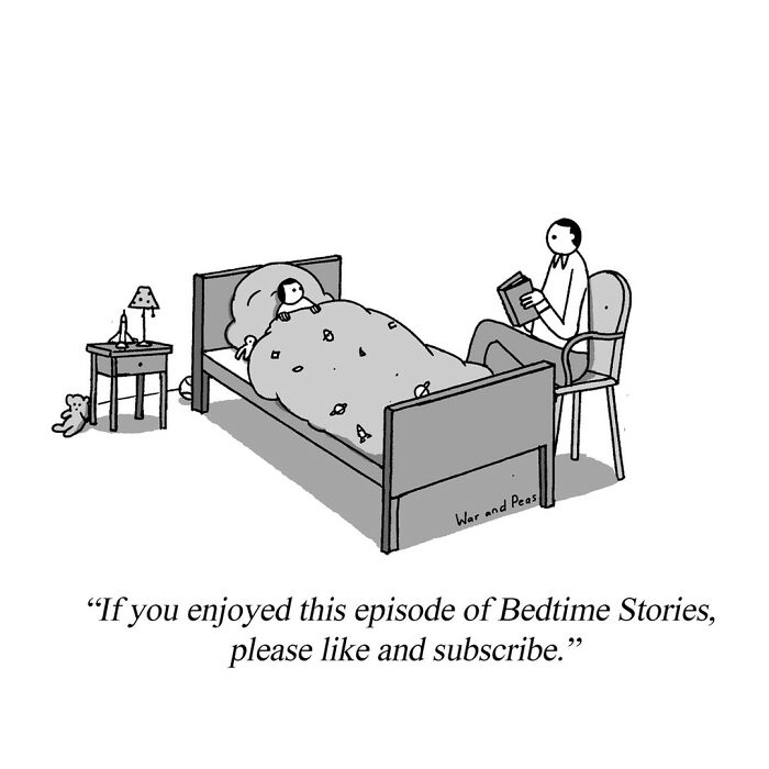 60 Darkly Funny One-Panel Comics By ‘War And Peas’ That Might Make You Laugh