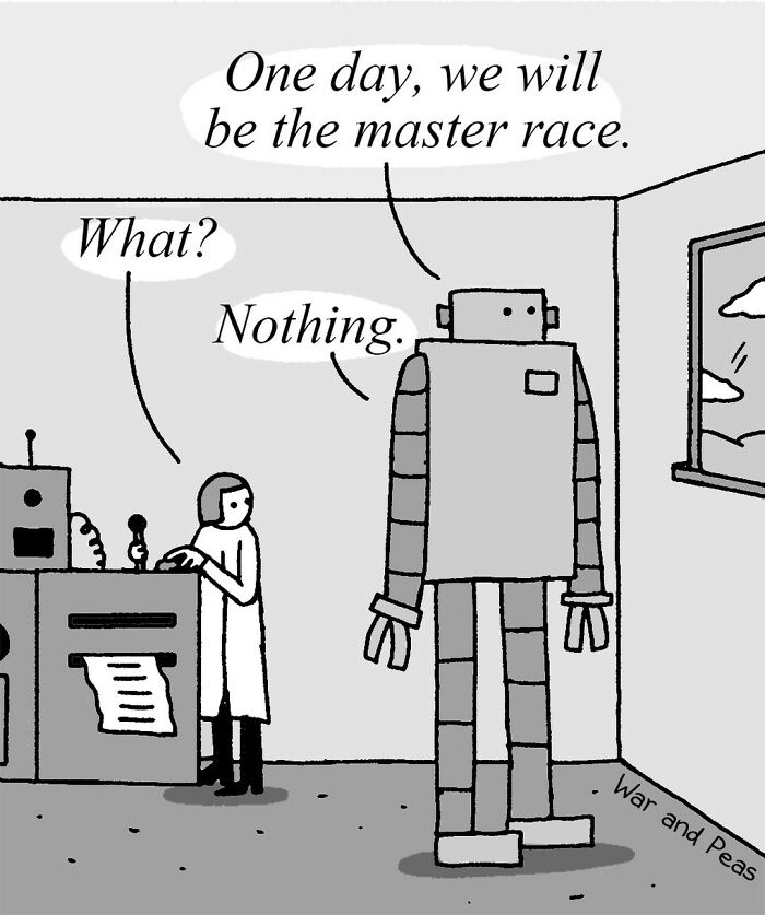 60 Darkly Funny One-Panel Comics By ‘War And Peas’ That Might Make You Laugh