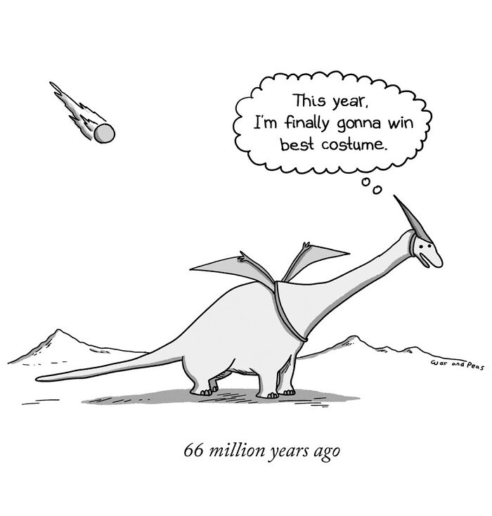 60 Darkly Funny One-Panel Comics By ‘War And Peas’ That Might Make You Laugh