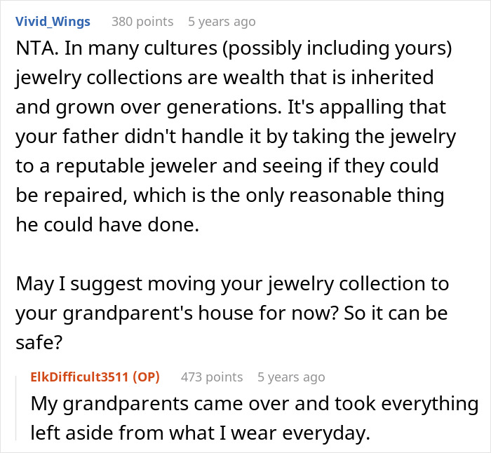 Stepmom Lets Her Kids Destroy Stepdaughter&#8217;s $100k Heirloom Jewelry, Grandparents Sue Her
