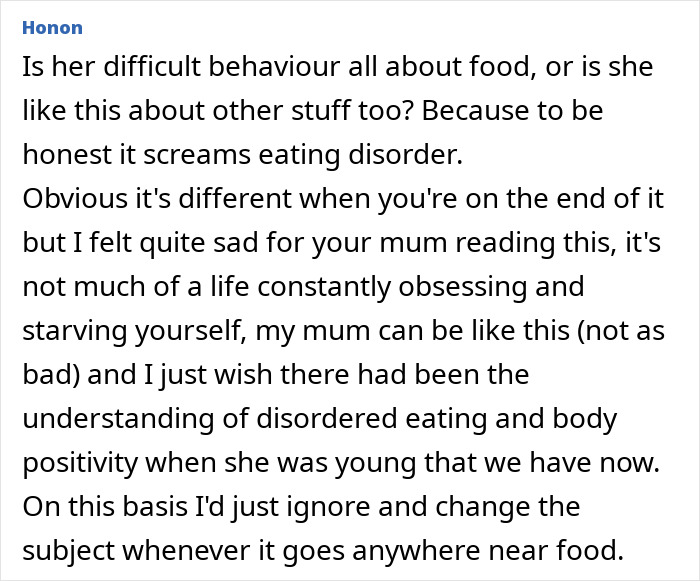 Diet-Obsessed Mom Keeps Food-Shaming Daughter, Finally Gets Called Out After Complaining About Pie