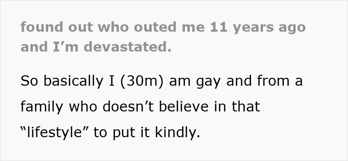 Gay Man Devastated To Discover Who Secretly Outed Him 11 Years Ago, Turns Out It Was His Ex
