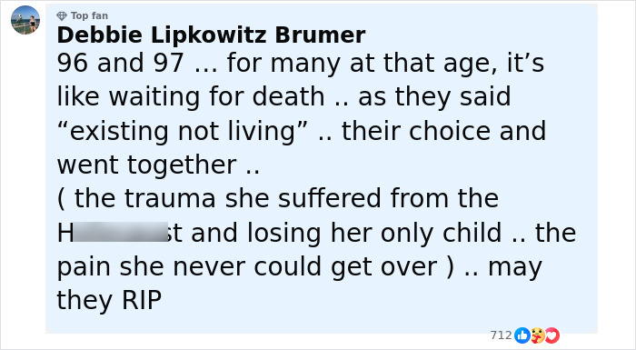 Holocaust Survivor Ruth Posner And Husband Send Email To Friends After Taking Their Own Lives