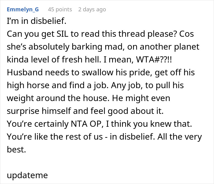 Man Thinks Wife’s Request For Him To Get A Job Is Unreasonable But Her Working 2 Jobs Instead Makes Sense