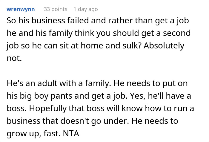 Man Thinks Wife’s Request For Him To Get A Job Is Unreasonable But Her Working 2 Jobs Instead Makes Sense