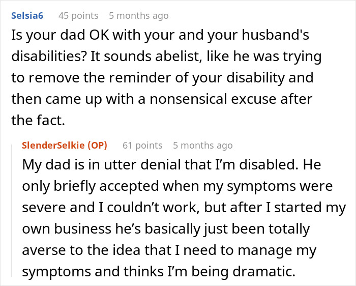 Man Tries To Undo Daughter&#8217;s Disability-Friendly Home Renovations, Gets Caught Red-Handed
