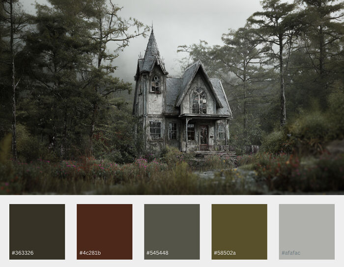 We Put Together 8 Spooky Color Palettes For The Perfect Halloween Interior Design Inspiration