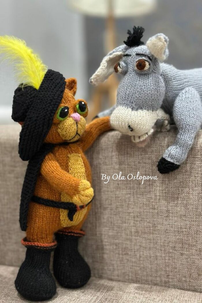 Puss In Boots Knitting Pattern By Olga Oslopova Puss In Boots Knitting Pattern By Olga Oslopova