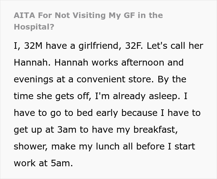 Netizens Shocked By Guy Who Didn&#8217;t Check Up On GF In Emergency Room And Instead Chose To Sleep